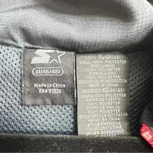 Men’s Starter Gray Casual Jacket - Size XL - Picture 6 of 6